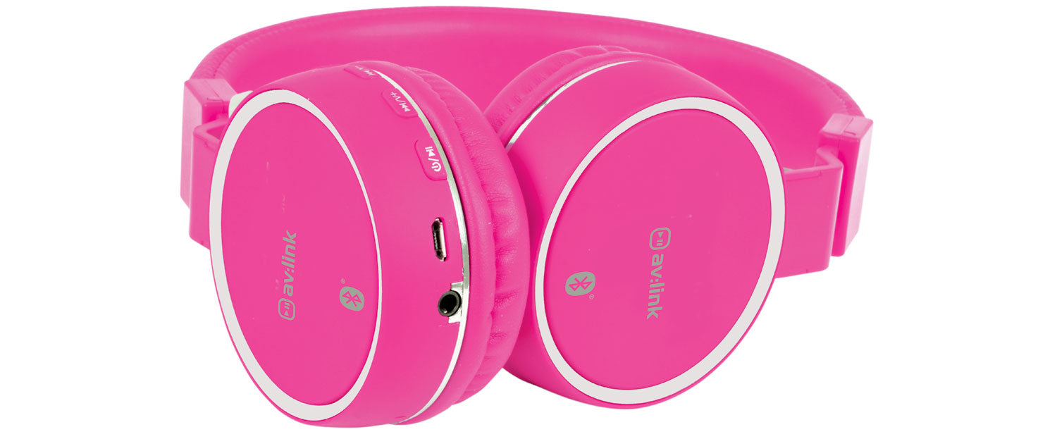 TRÅDLØS BLUETOOTH® HODETELEFON ROSA