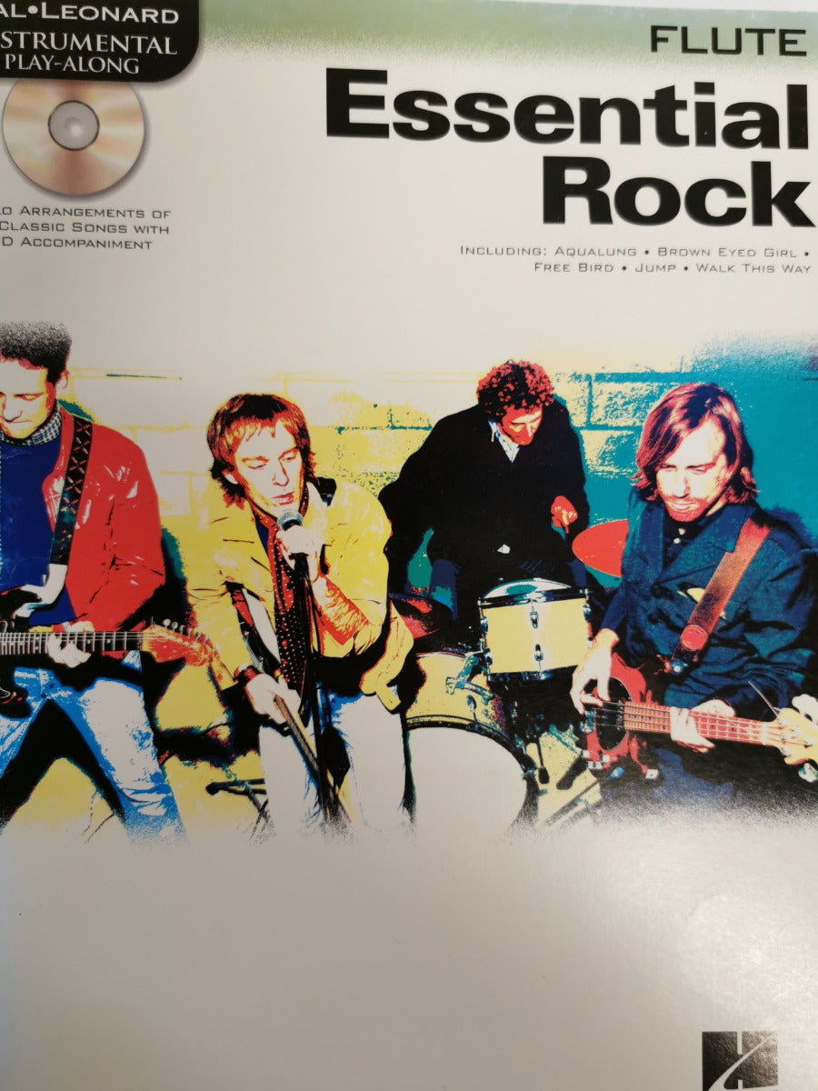 Essential Rock - Flute book w/CD