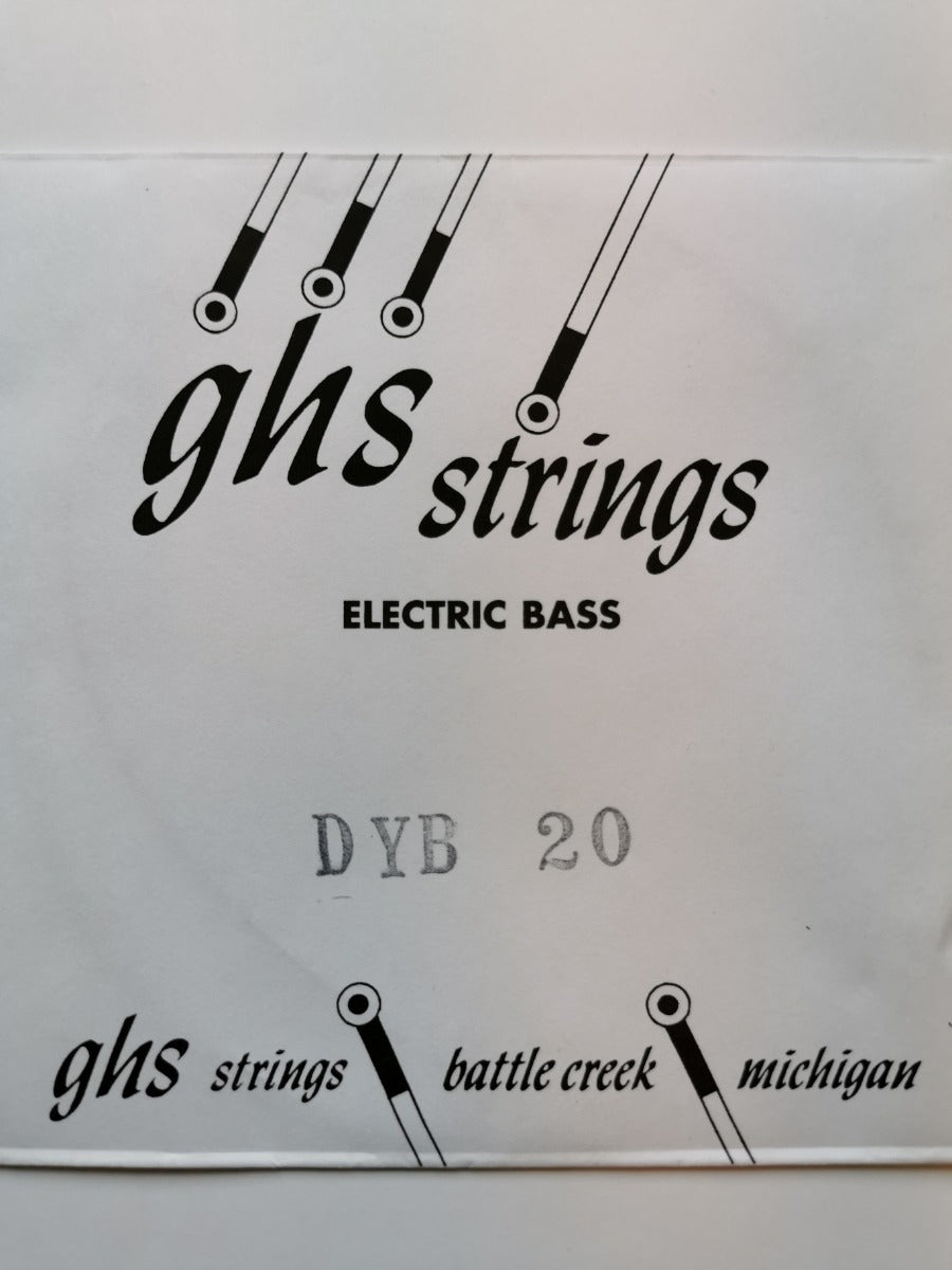 GHS DYB20 BASS BOOMERS SINGLE DYB20. Streng.