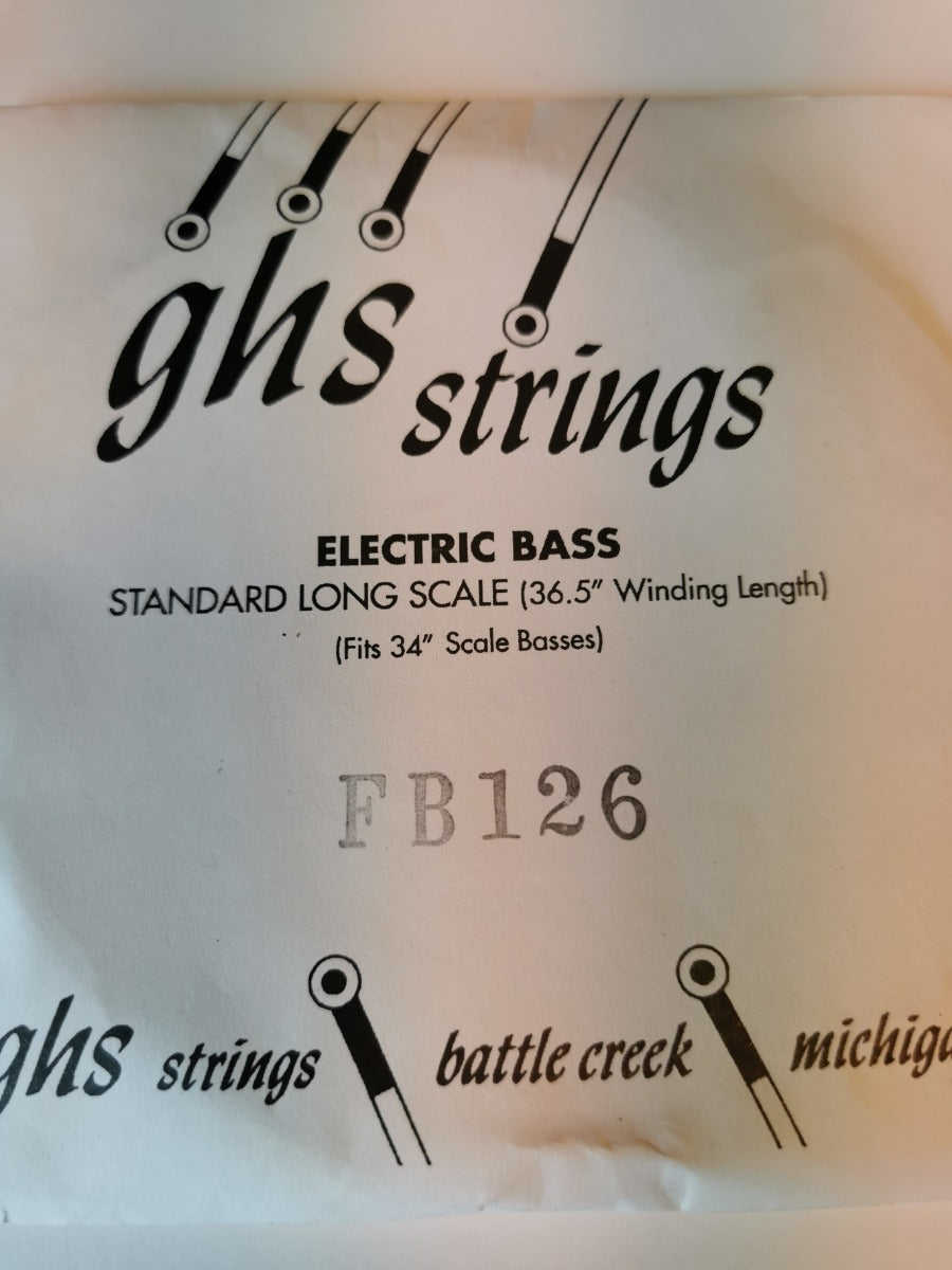 GHS FB126 SINGLE FLAT BSS STD LONG FB126. Streng.