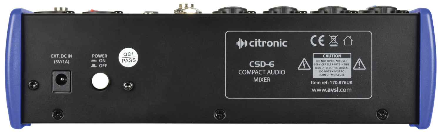 CSD Compact Mixers with BT and DSP Effects
