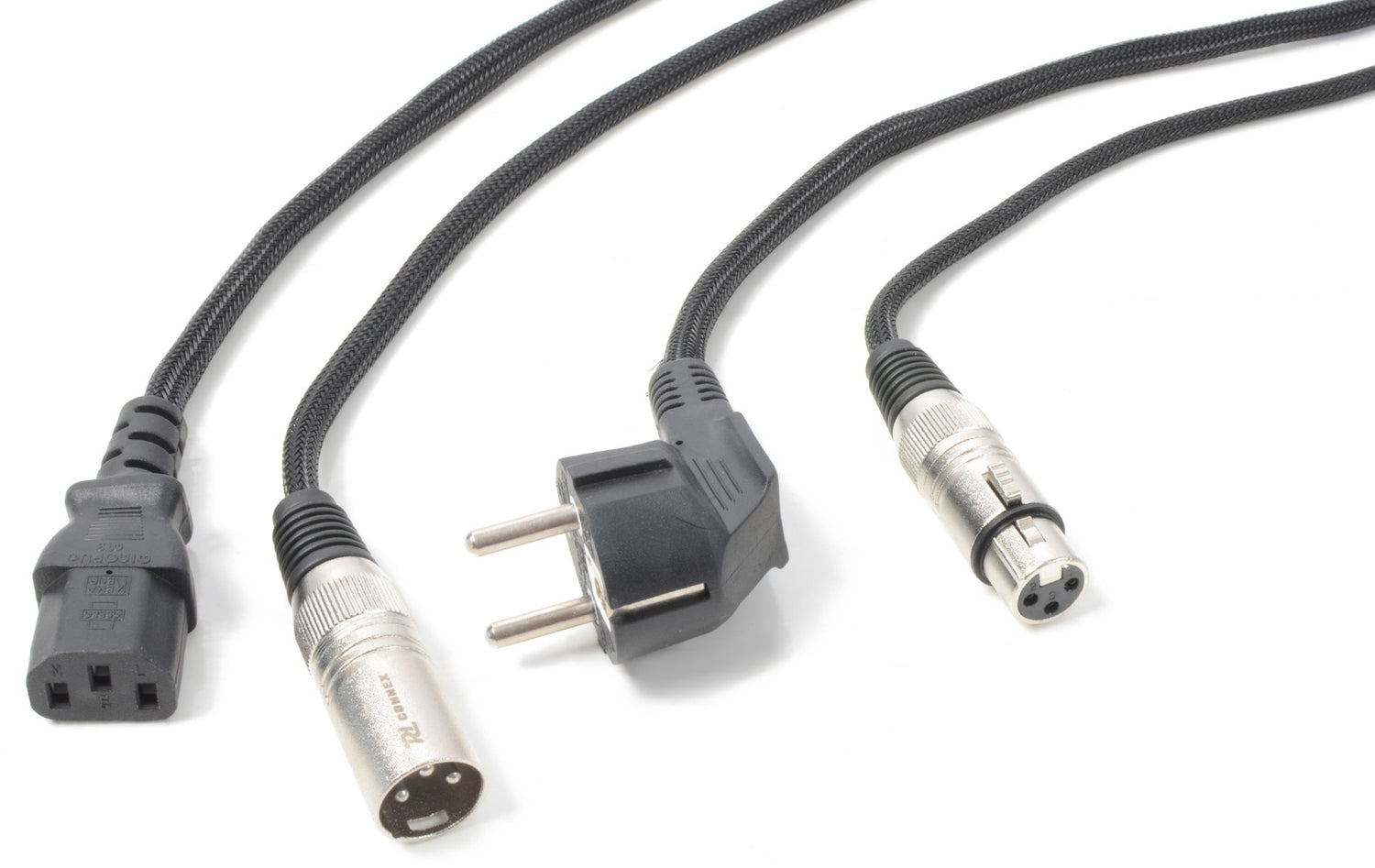 CX02-15 AUDIO COMBI CABLE SCHUKO - XLR F / IEC F - XLR M 15M