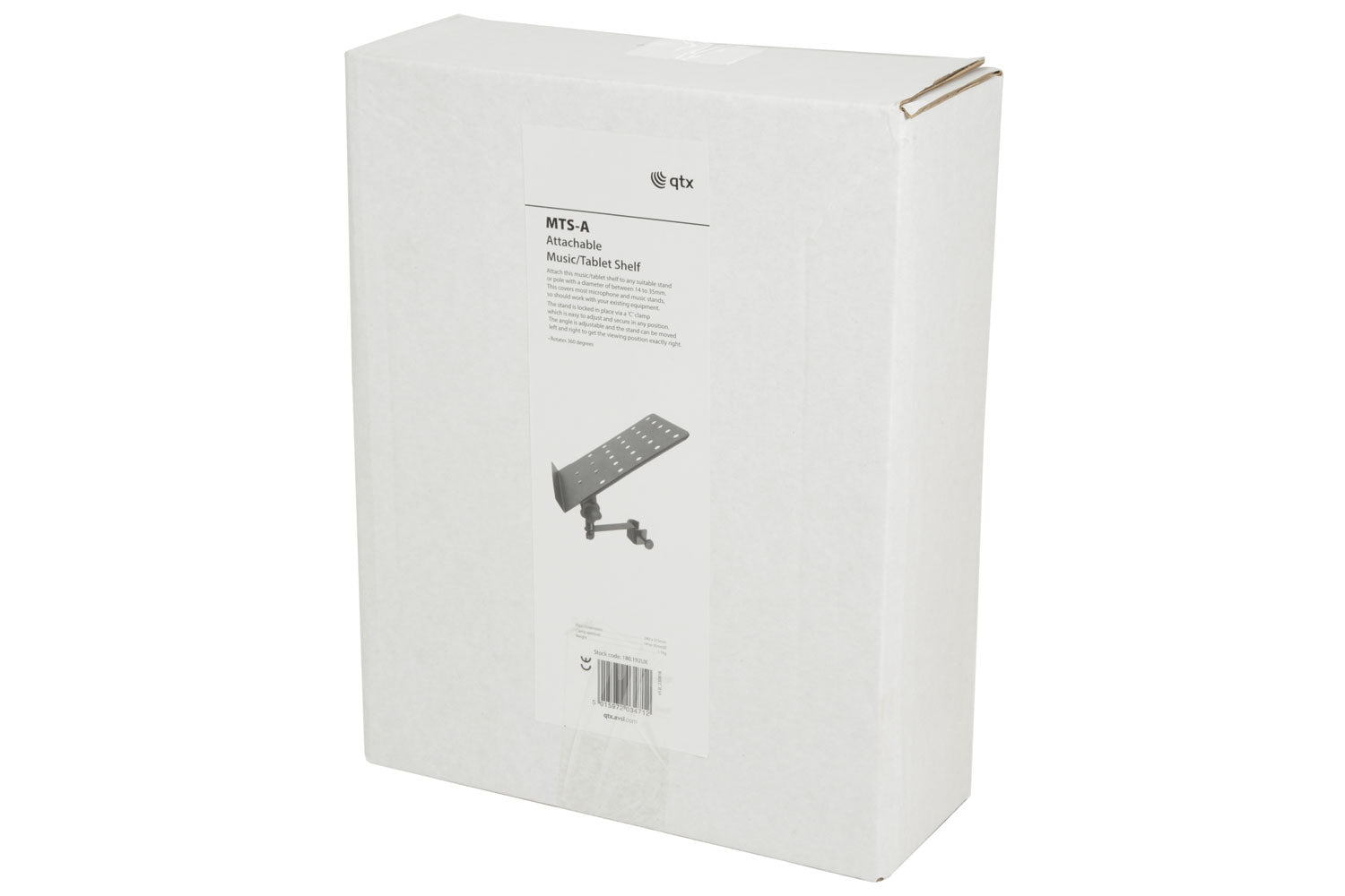 Attachable Music/Tablet Shelf