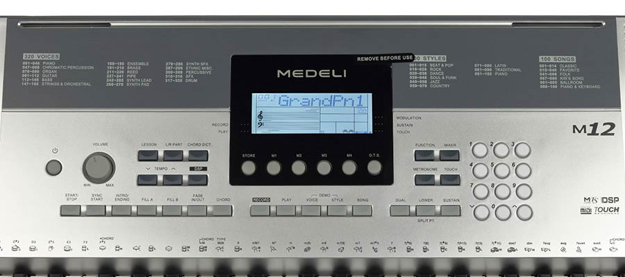 Medeli M12 Millenium Series keyboard