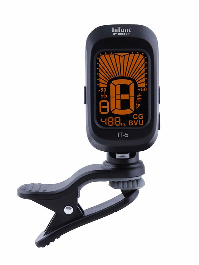 Boston IT-5 Intune Series chromatic clip tuner