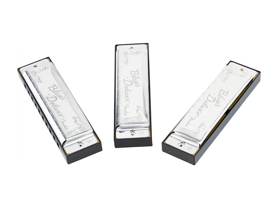 FENDER BLUES DELUXE MUNNSPILL PAKKE 3 MUNNSPILL