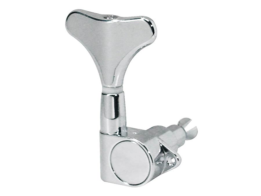 Stemmeskruer for bassgitar 2x venstre +2x høyre, chrome