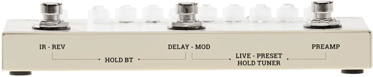 EKO MEK BAIO Mini multi -effekt batteri pedal m/ IRs