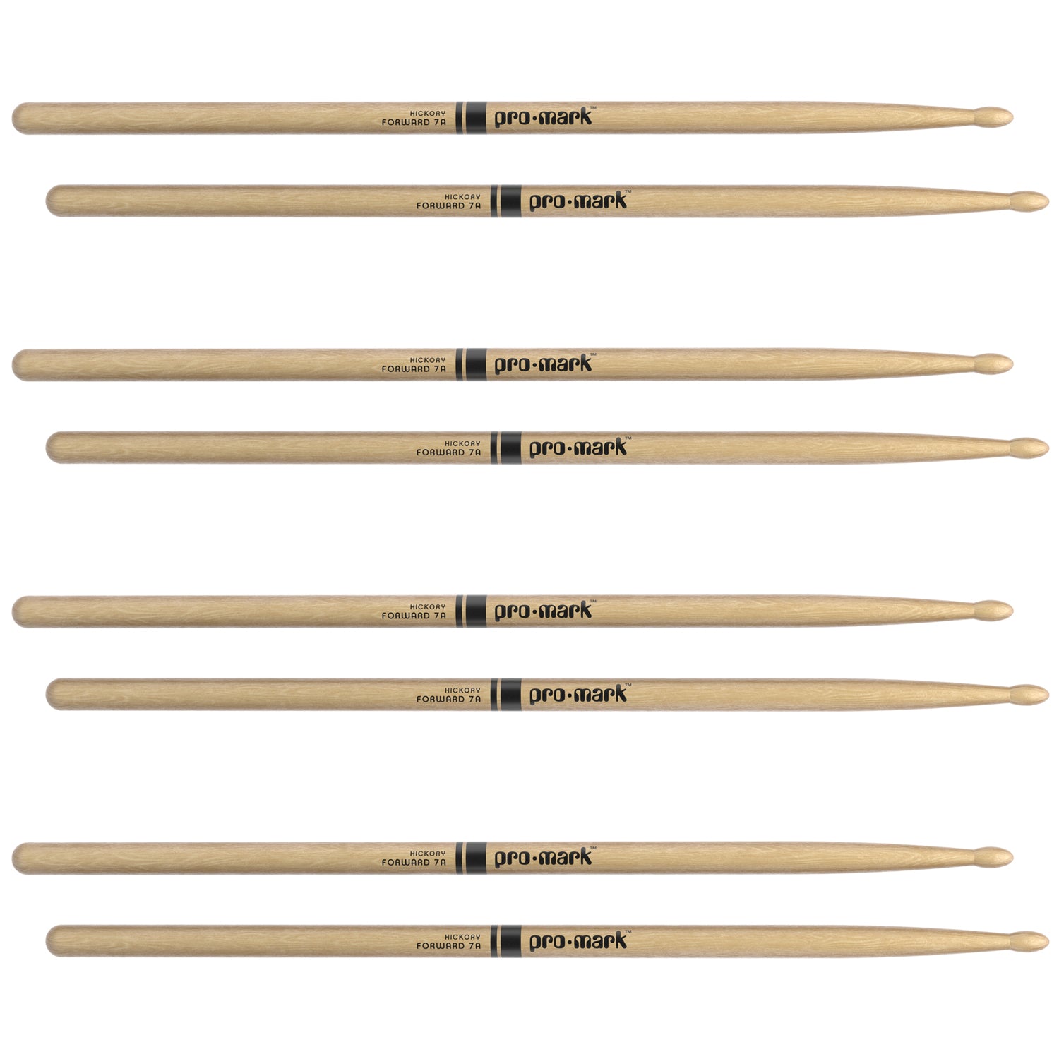 Promark TX7AW-4P Classic Forward, 7A, Oval tip