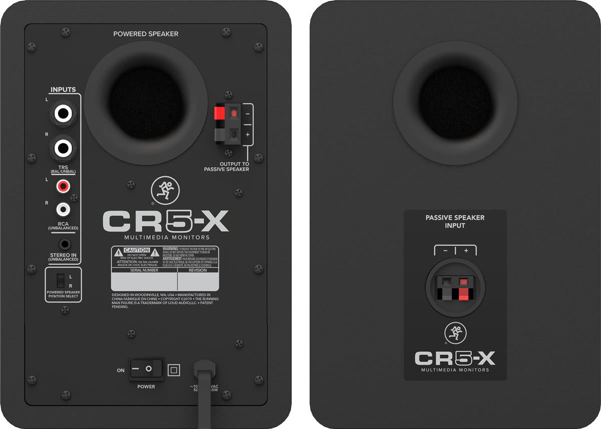 Mackie CR5-X - 5" MULTIMEDIA MONITORS