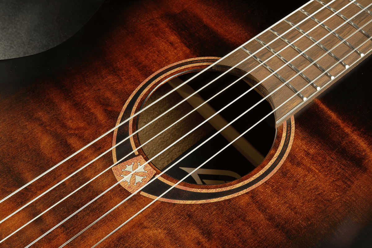 LAG TN70A B&B Nylon auditorium Black & Brown Klassisk Gitar