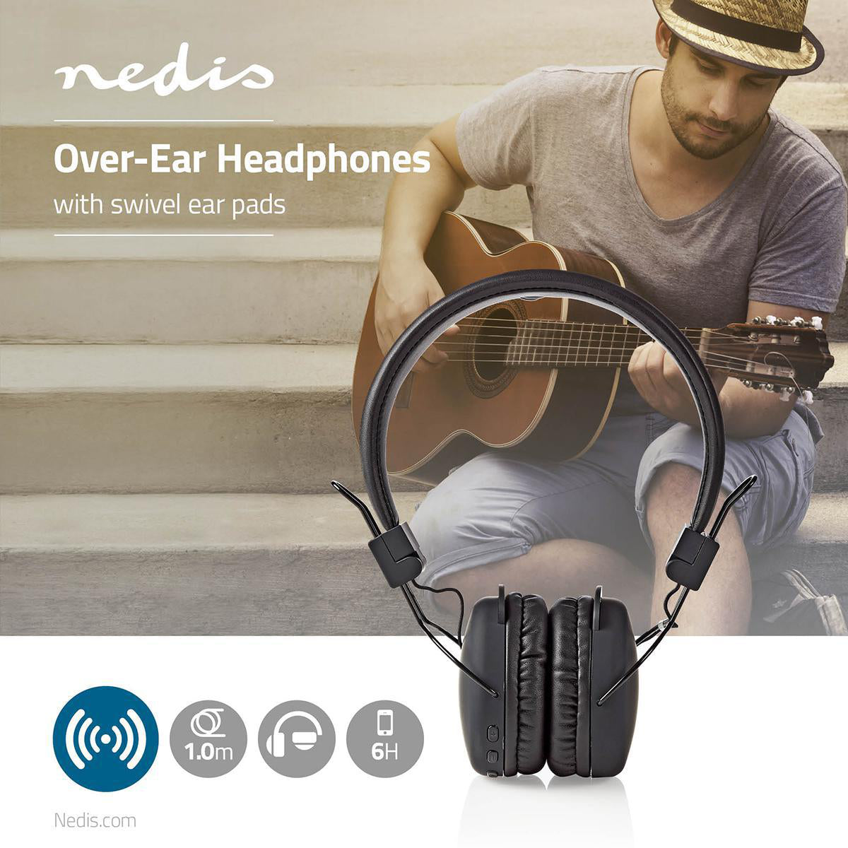 Trådløse On-Ear Bluetooth hodetelefoner