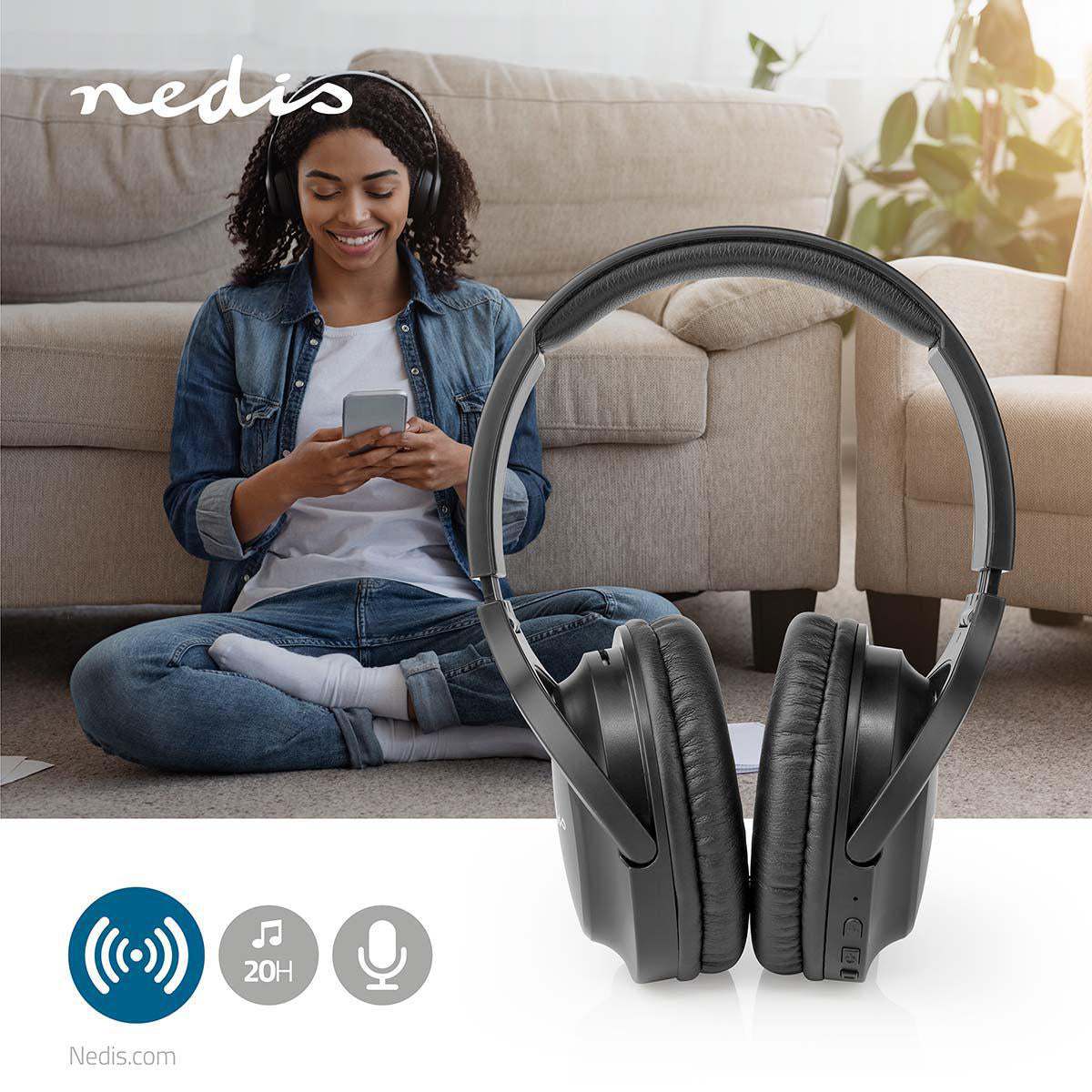 Trådløse Over-Ear Bluetooth hodetelefoner
