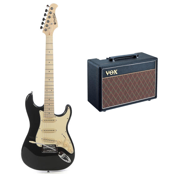 Prodipe ST JUNIOR BK El Gitar m/bag + VOX Pathfinder 10 Gitar Amp