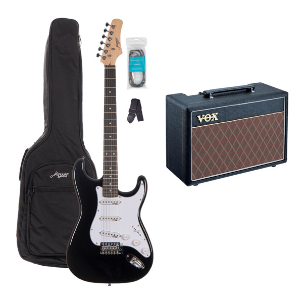 MORGAN GP ST 250 BK + VOX Pathfinder 10 Gitarforsterker
