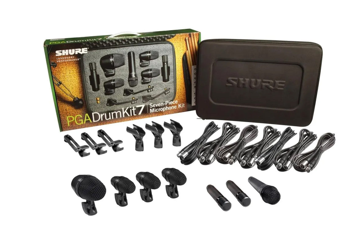 Shure PGADRUMKIT7 7PC DRUMKIT PGA52, 56(X3), PGA57, 81(X2)