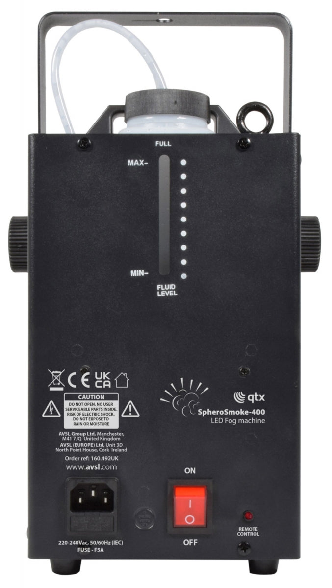 Compact LED Fog Machine with RGB Magic Ball Effect