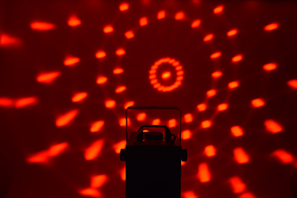 Compact LED Fog Machine with RGB Magic Ball Effect