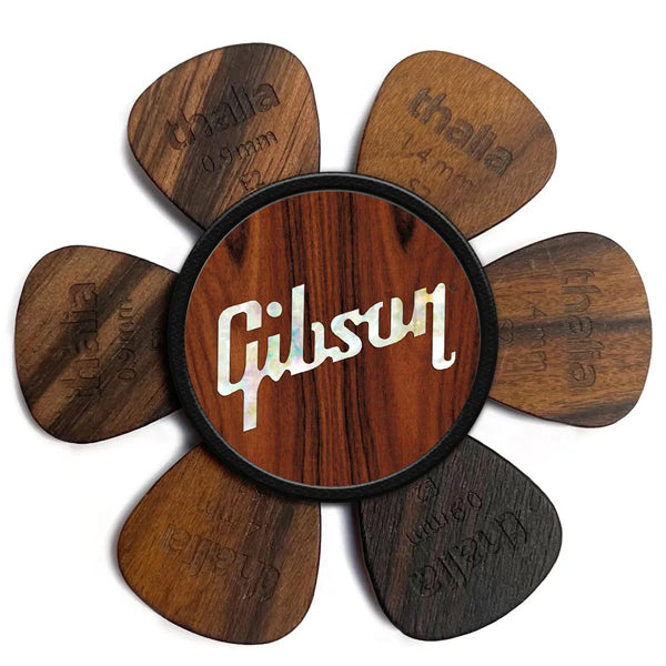 Thalia TH-GIBPP-03 Gibson Rosewood w/Pearl Logo Plekter Puck