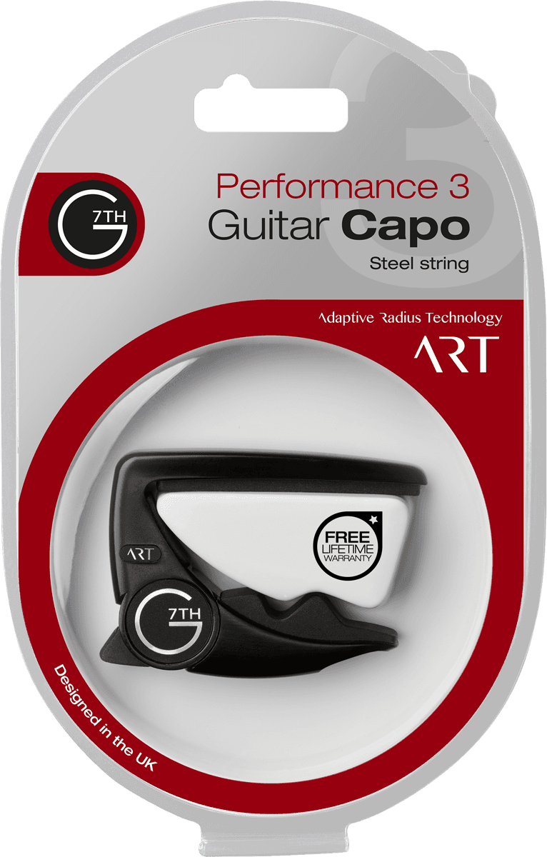 G7 Capo Performance 3 ART 6 string Black