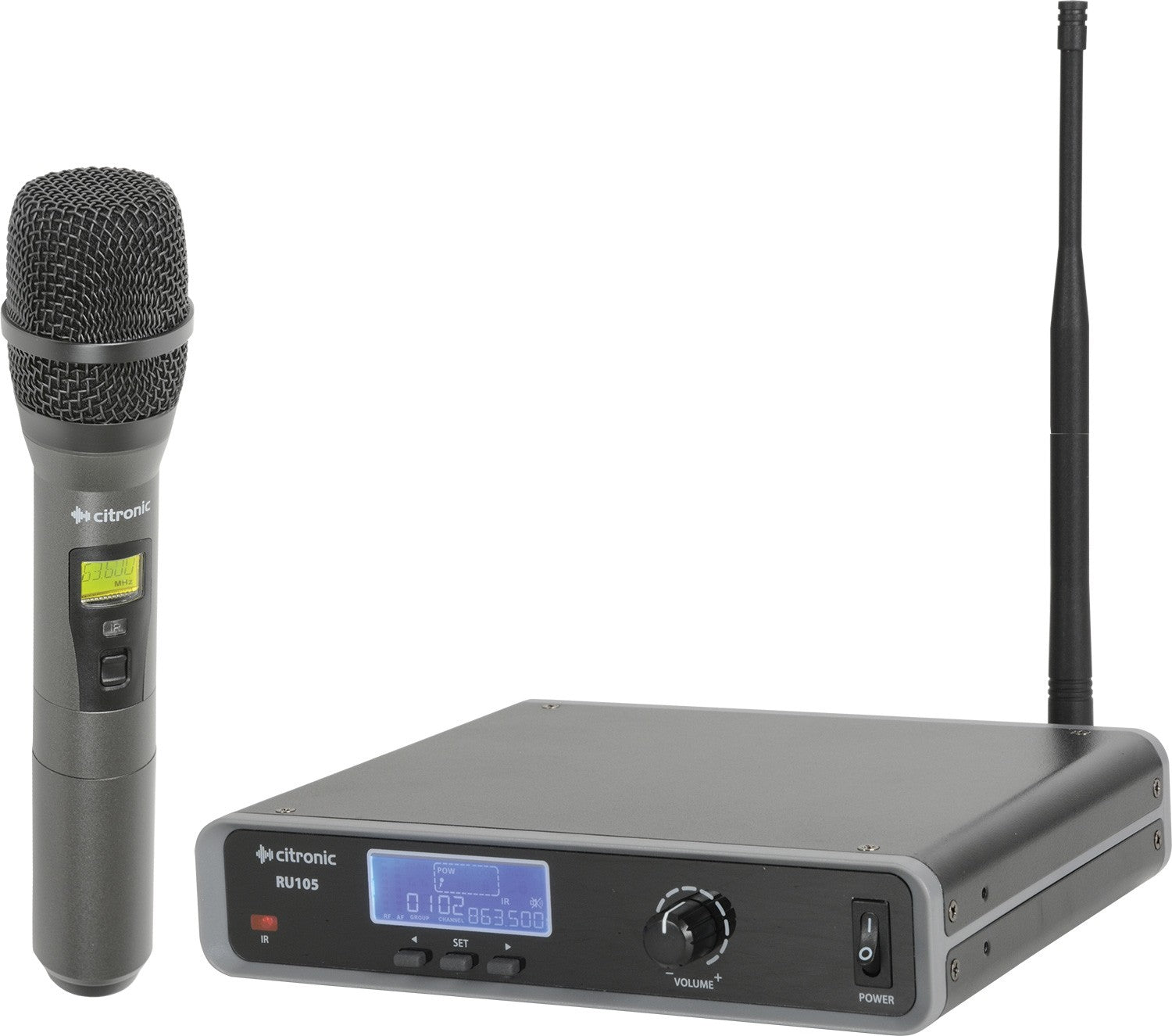 Tuneable UHF Handheld Microphone System