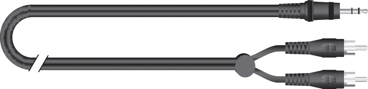 SAFECON AC45 2m Mini Jack/2 Phono