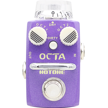HOTONE SKYLINE STOMPBOX OCTA SOC-1 Single Footswitch Digital Octave Pedal Effektpedal