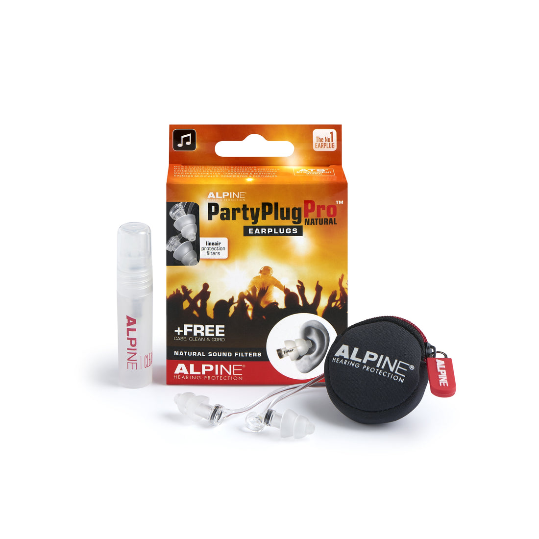 ALPINE PartyPlug™ Pro Natural Earplugs