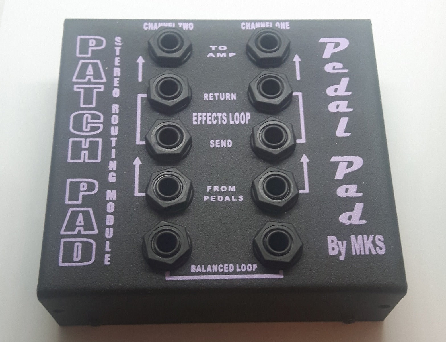 MKS Pedal Pad - Patch Pad - Stereo Routing Module