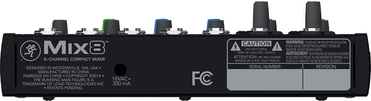 MACKIE MIX8 8-Channel Compact Mixer