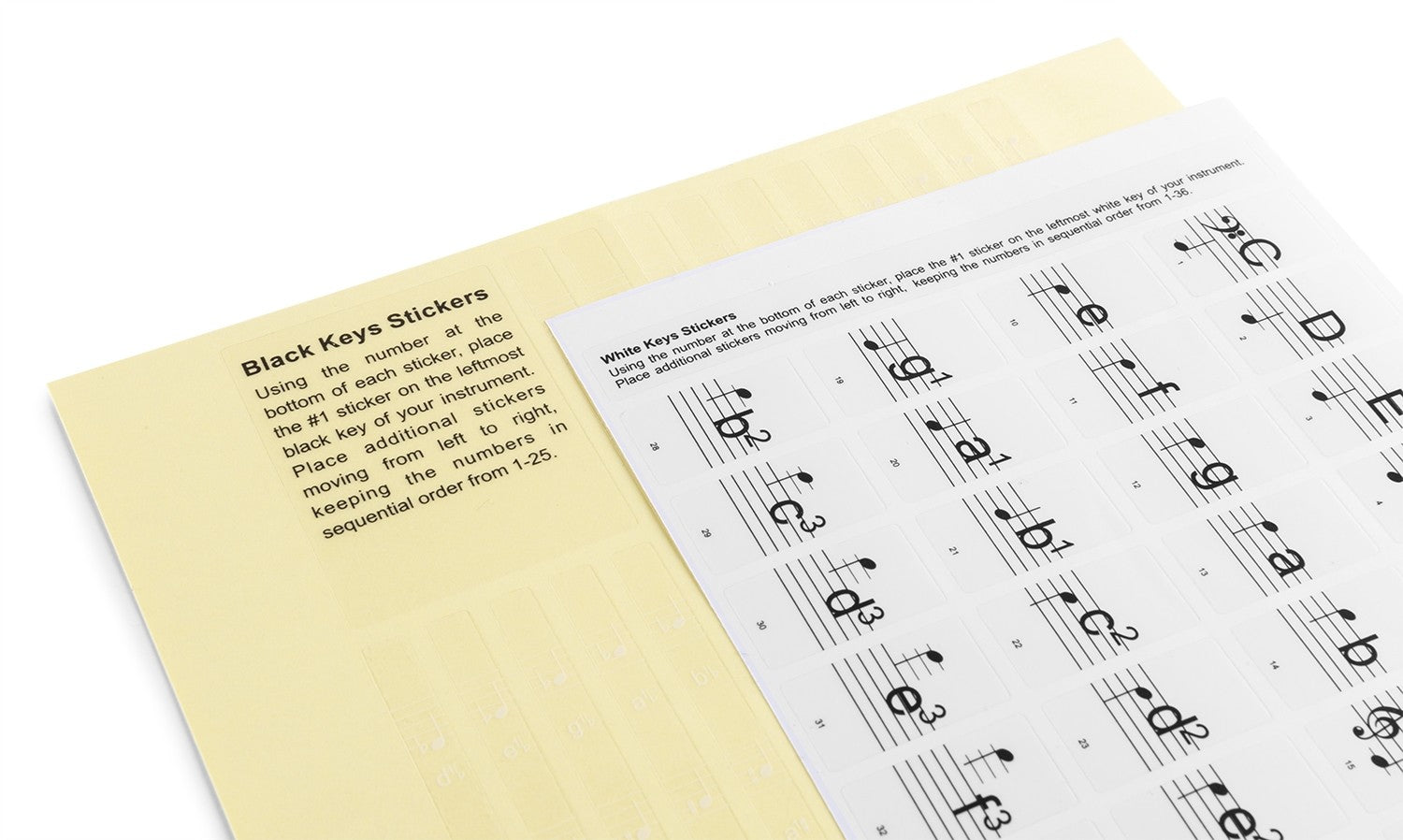 KB-KEY AVTAGBARE KEYBOARD KEYNOTE STICKERS