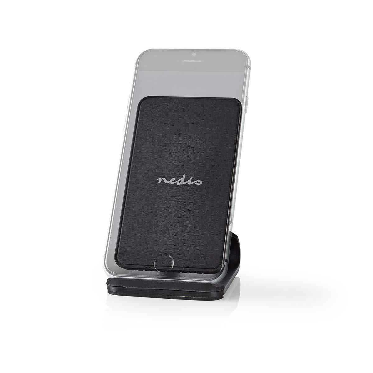 Bordstativ for mobiltelefon med trådløs lader 10 W USB Type-C™