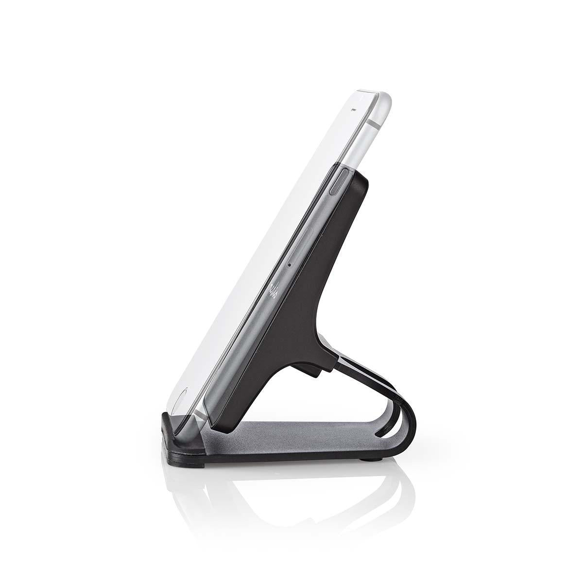 Bordstativ for mobiltelefon med trådløs lader 10 W USB Type-C™