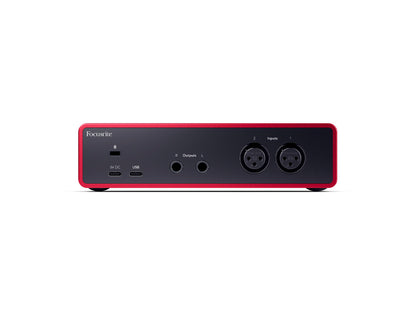 Focusrite Scarlett 2i2 Gen4 | USB-lydkort, 2 inn/2 ut