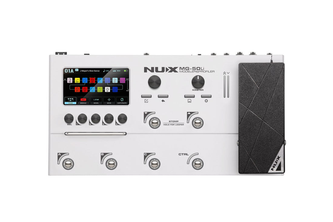 NUX MG 50LI Modeling Guitar processor White