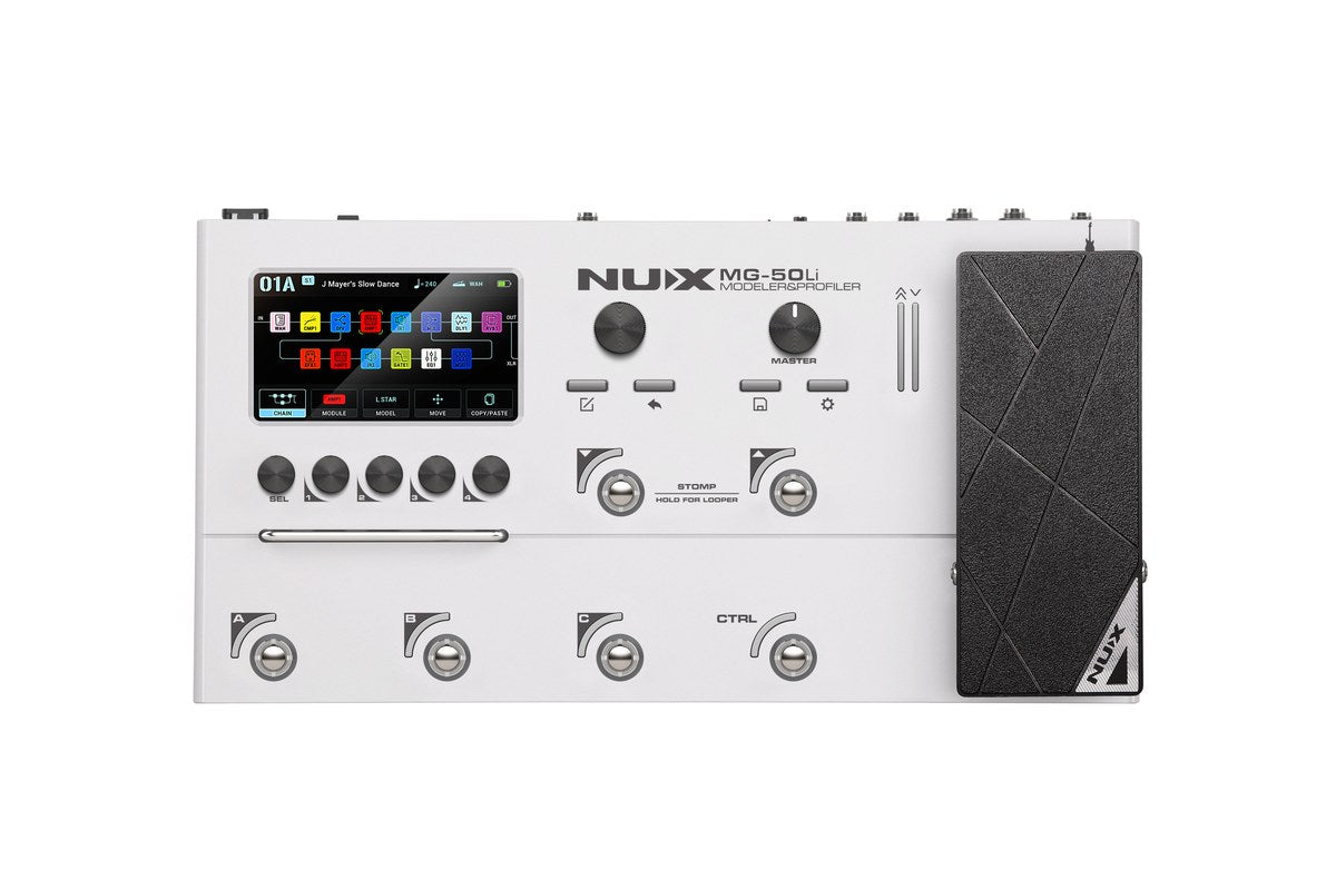 NUX MG 50LI Modeling Guitar processor White