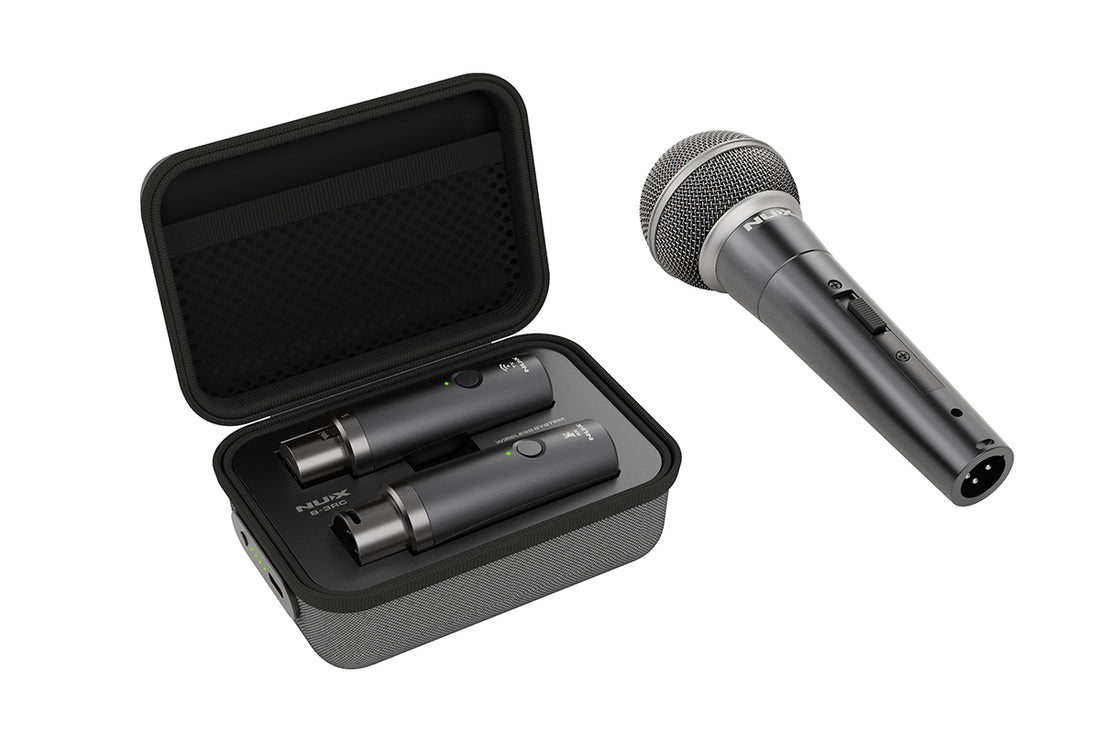 NUX B-3RC 2.4GHz WIRELESS MIC SYSTEM BUNDLE