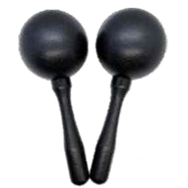 Danmar 1077 Plastic Maracas Black Large