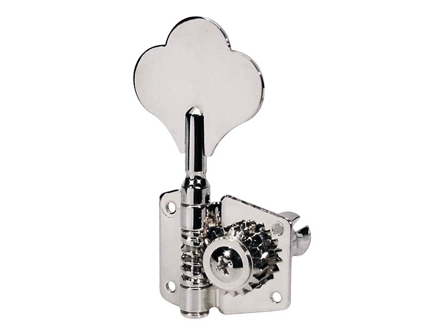 Stemmeskruer for bass gitar, 4x venstre, chrome