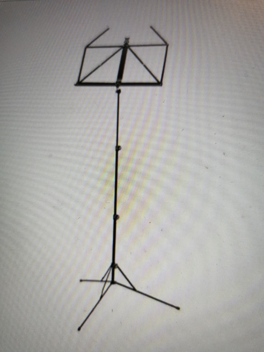 K&M 101 Notestativ, sort