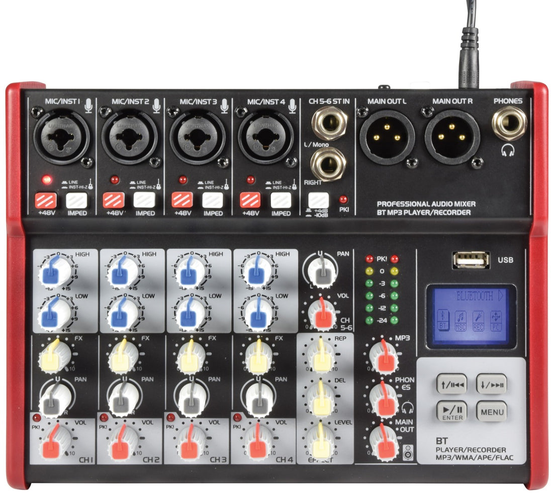 Kompakt Mikser med USB / Bluetooth Citronic CSM-6