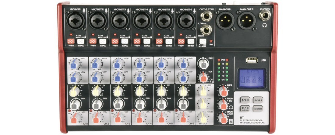 Kompakt Mikser med USB / Bluetooth Citronic CSM-8