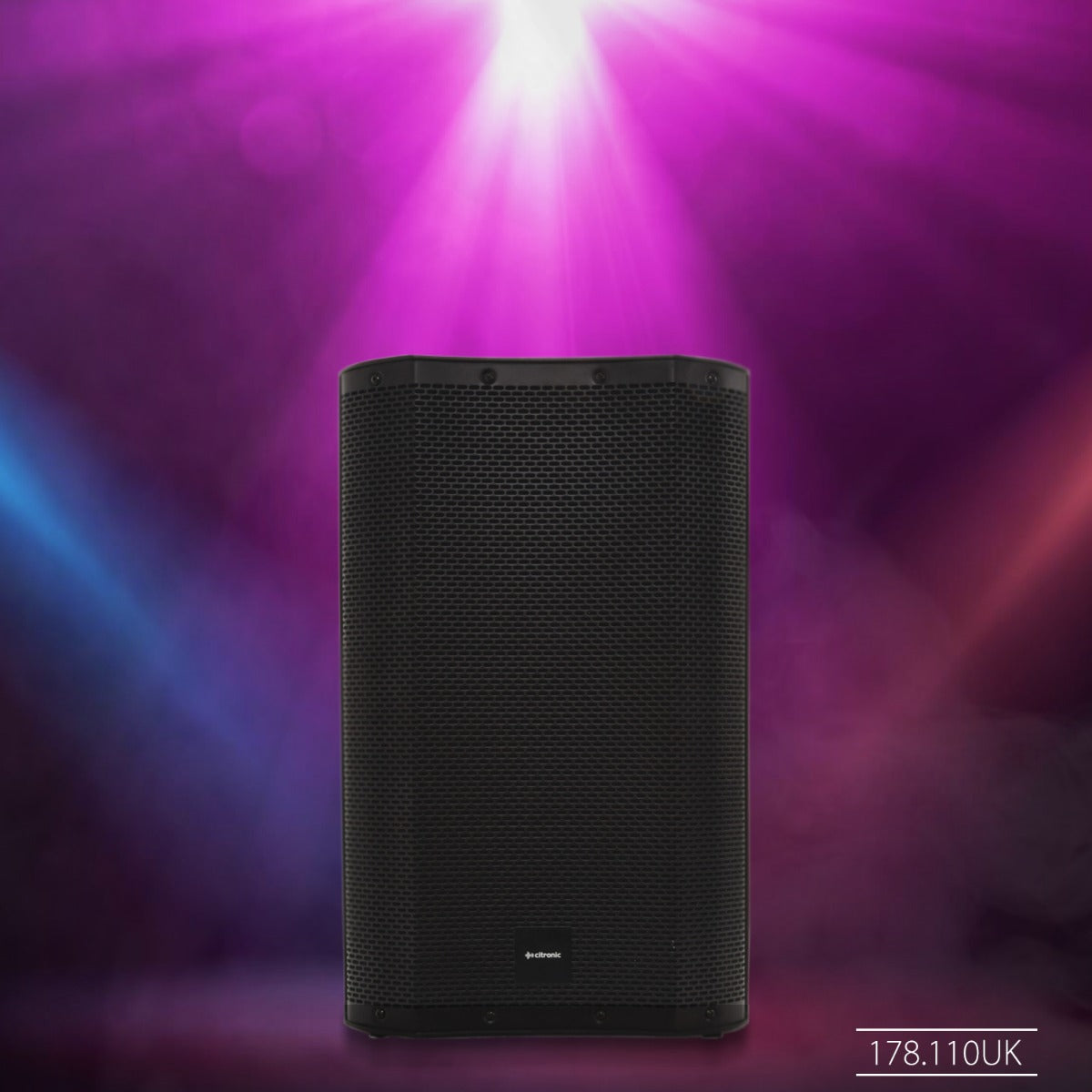 CASA 10&quot;  Aktiv PA Høyttaler m/ DSP, USB/SD og Bluetooth 220W RMS