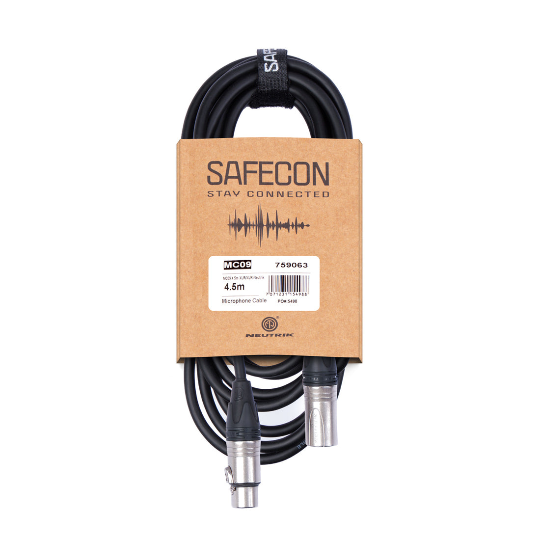 SAFECON MC09 N 4,5m XLR/XLR Neutrik