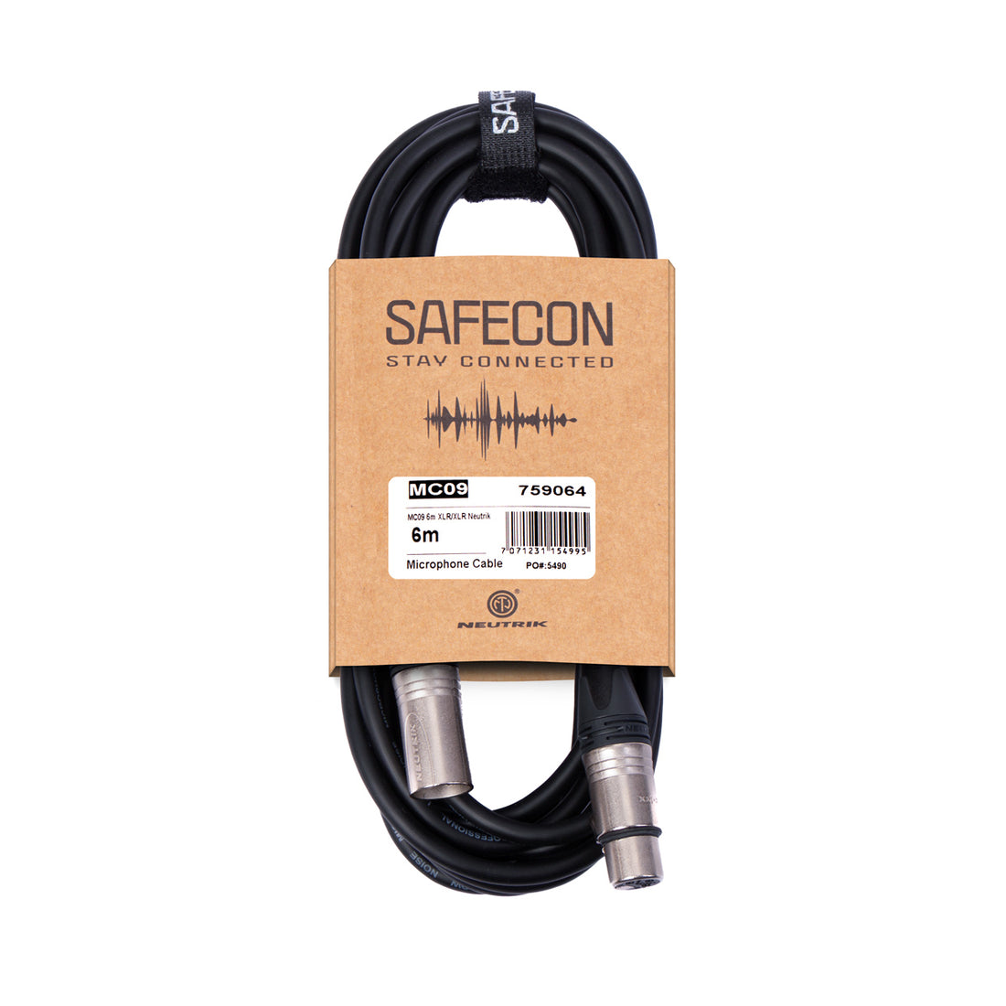 SAFECON MC09 N 6m XLR/XLR Neutrik