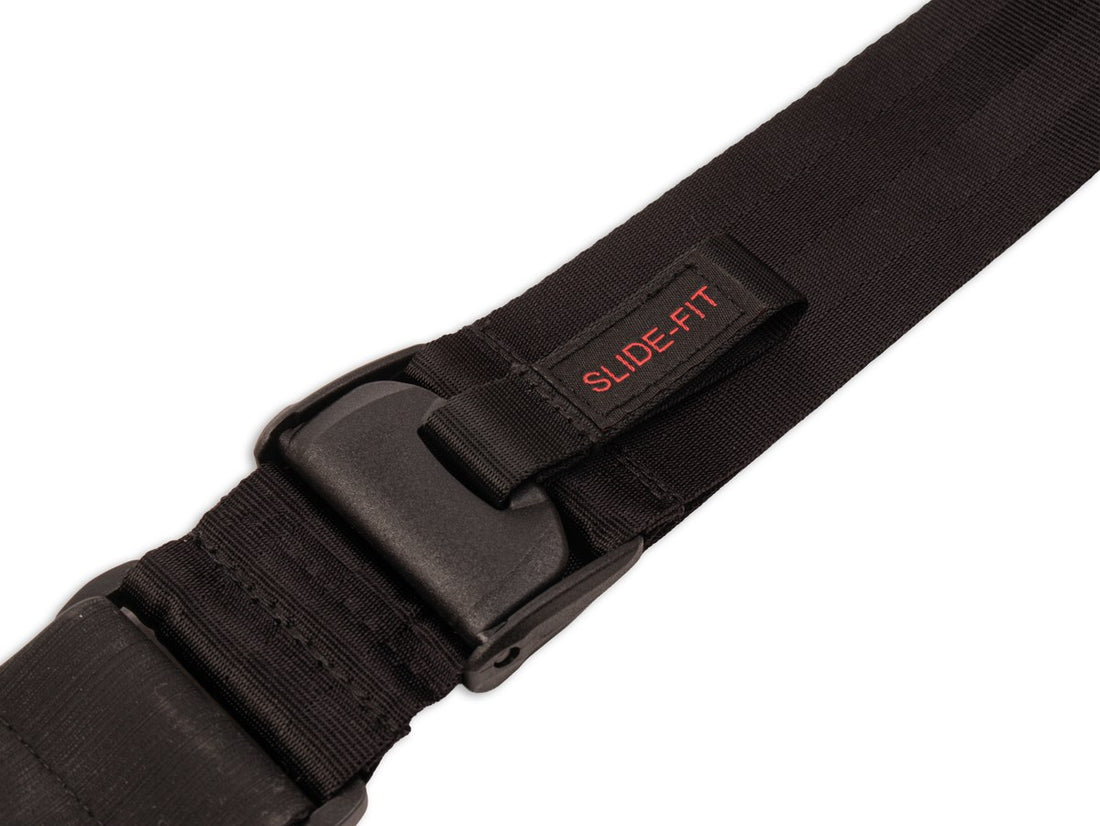 MUSIC AREA RB STP Black Widened Guitar Strap