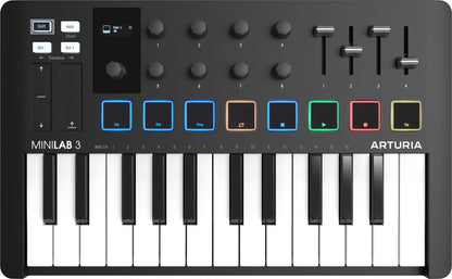 ARTURIA Minilab 3 BK Midi-Keyboard
