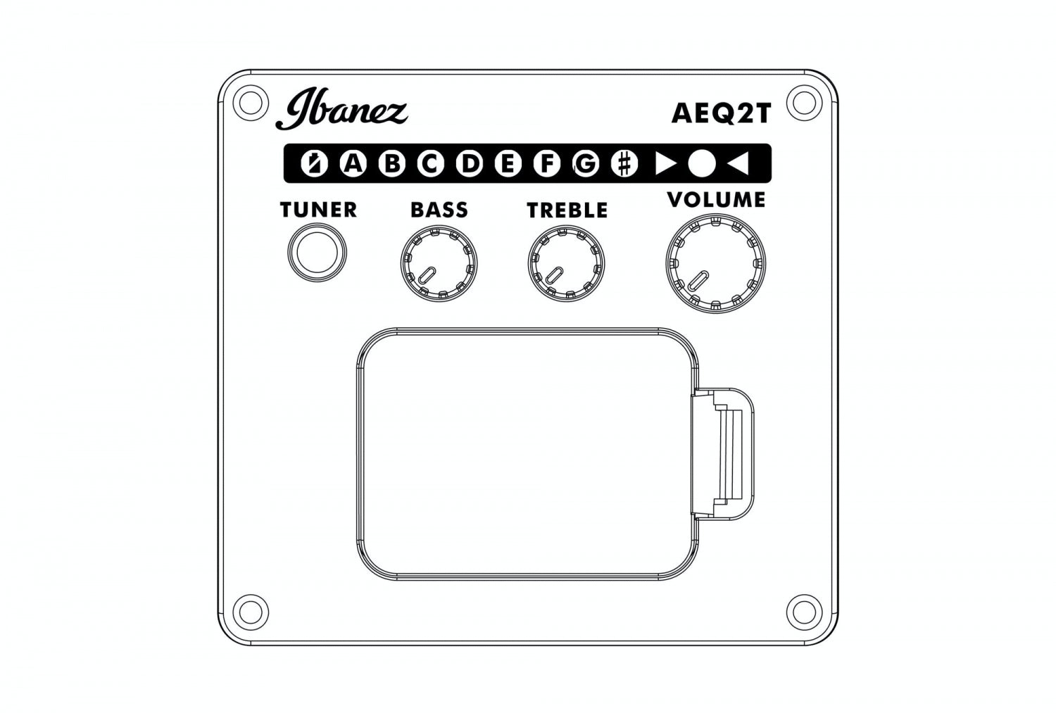 Ibanez AEGB30E-NTG Akustisk bas med mik