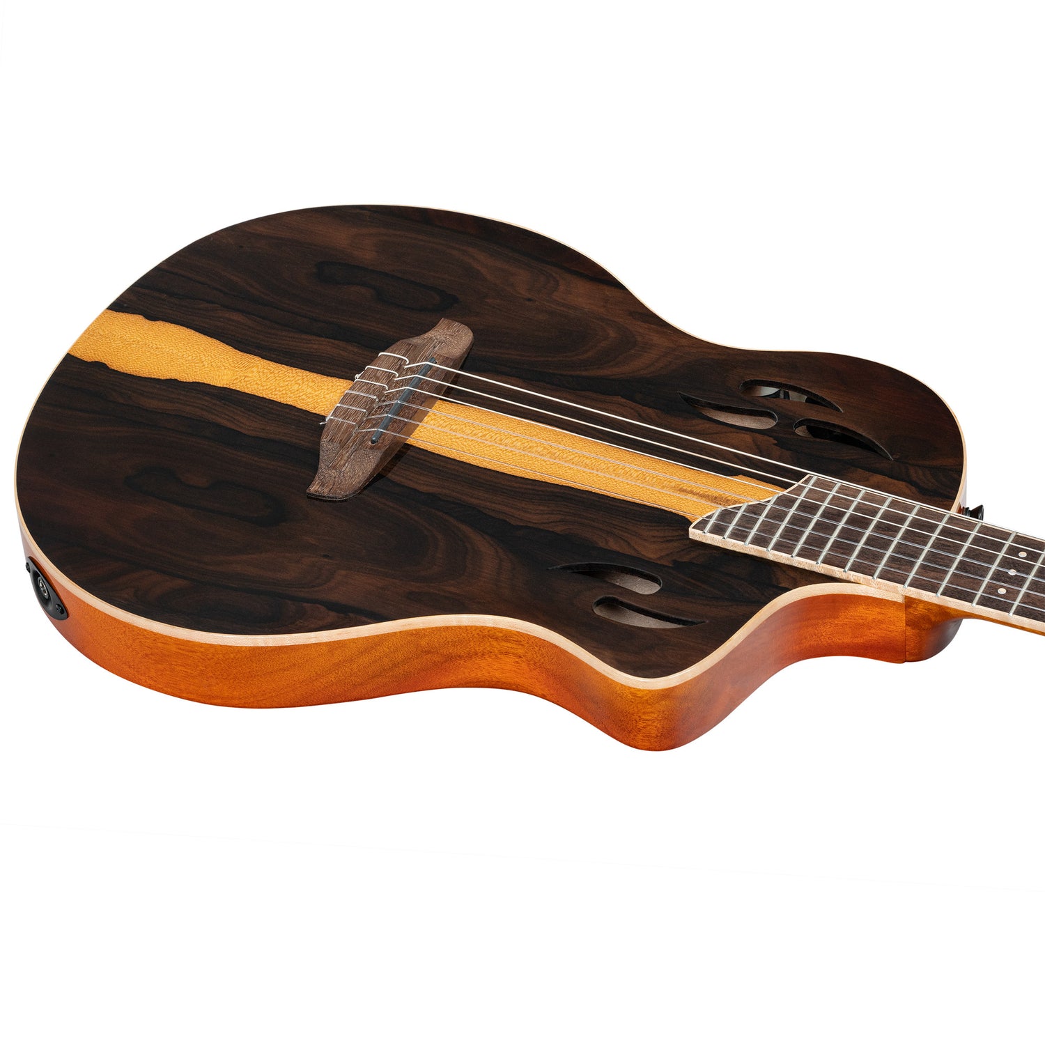 Ortega RTP-LTD Nylonstr. gitar m/ mik, Thin body, Slim neck