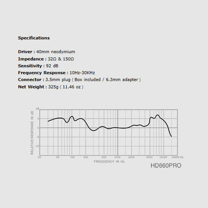SUPERLUX HD660 PRO